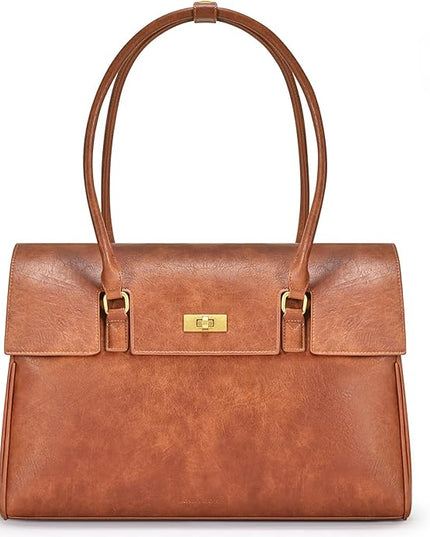 LOVEVOOK Laptop Bag for Women Work Tote Messenger Bag Waterproof Business Office Professional Handbag Shoulder Bag