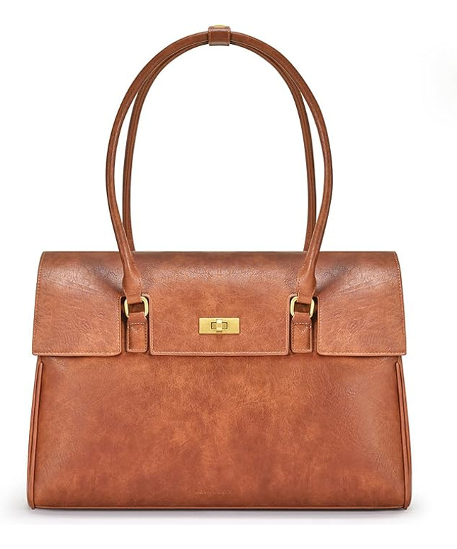 LOVEVOOK Laptop Bag for Women Work Tote Messenger Bag Waterproof Business Office Professional Handbag Shoulder Bag