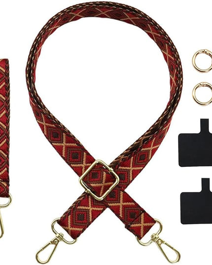 LEMEDE Adjustable Phone Lanyard - Phone Wristlet & Crossbody Phone Strap, Versatile for ID, Camera，Key straps(1" Width)