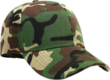 Falari Wholesale Bulk Lot 12-Pack Baseball Cap Adjustable Size Plain Blank Solid Color