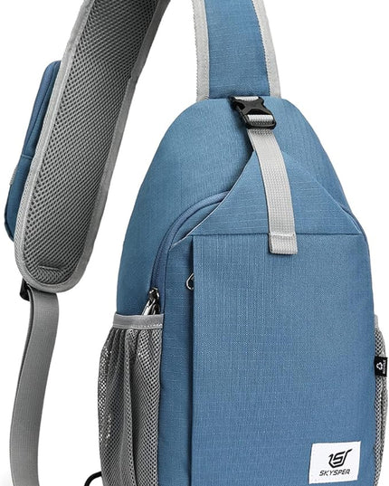 SKYSPER Sling Bag RFID Cross Body Bag Recycled Crossbody Backpack Travel Daypack