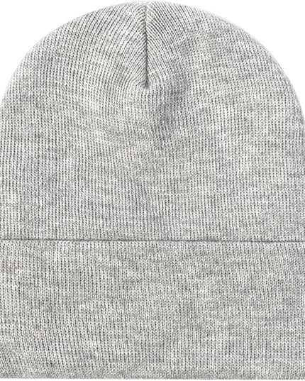 ZOORON 1&2 Pack Beanie for Men Women Slouchy Beanie Hats Winter Knit Caps Soft Ski Hat Unisex