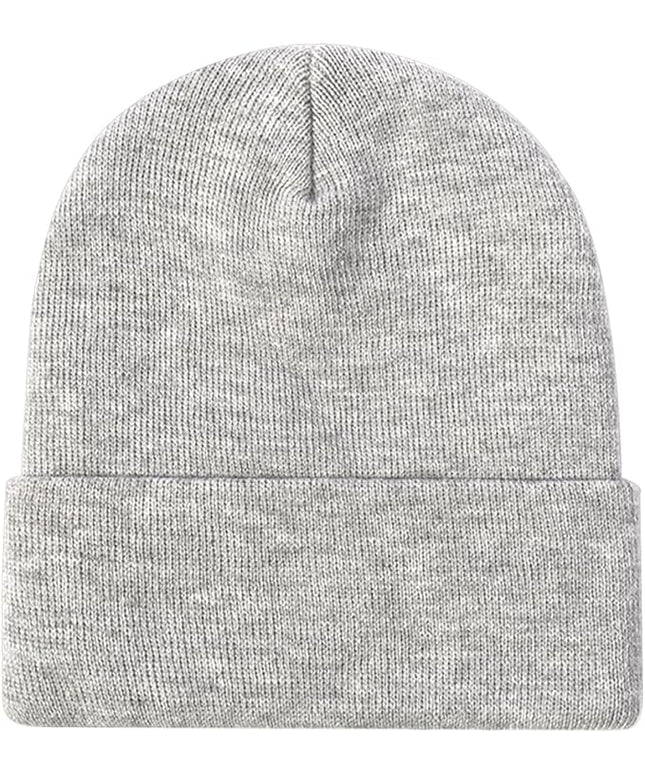ZOORON 1&2 Pack Beanie for Men Women Slouchy Beanie Hats Winter Knit Caps Soft Ski Hat Unisex