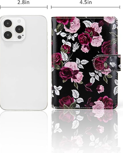 Passport Holder for Travel Essentials, RFID Blocking Passport Wallet Cover with Magnetic Closure, Passport Book Holders for Women and Men (Rose)