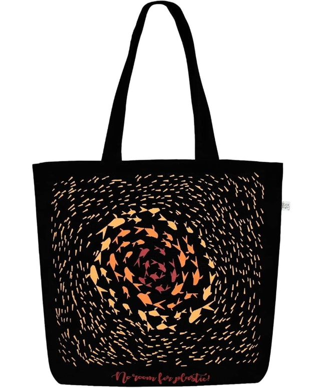 Ecoright Aesthetic Canvas Tote Bag for Women Large Zipper Tote Bags with Pocket, Womens Tote Bag for Yoga, Work, Beach
