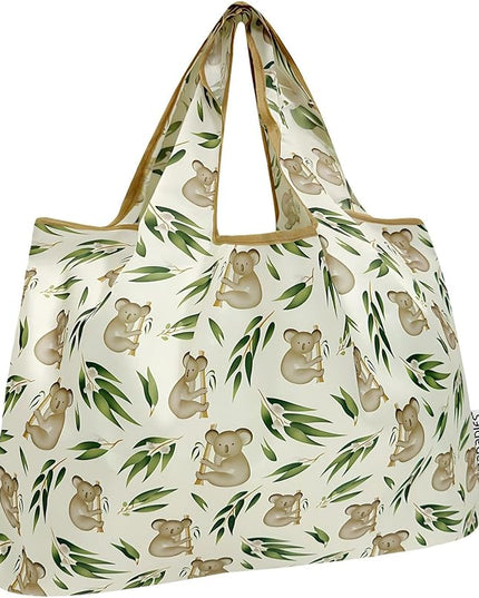 allydrew Large Foldable Tote Nylon Reusable Grocery Bags
