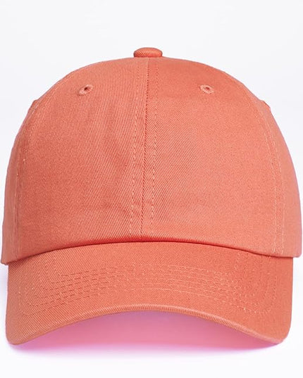 E BY ELIDAN Classic Dad Hat Cotton, Low-Profile Plain Baseball Cap, Adjustable, Breathable and Packable