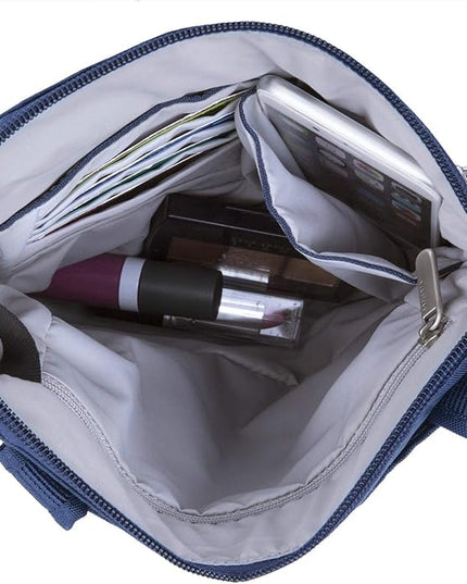 Travelon Anti-theft Classic Slim Double Zip Crossbody