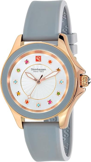 Steinhausen Arbon Collection Stainless Steel Silicone Interchangable Band Women's Watch