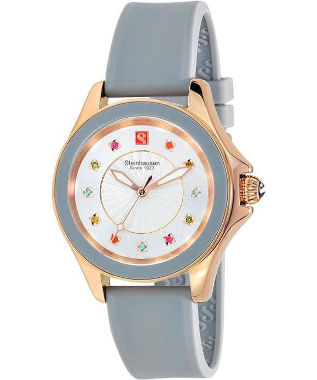 Steinhausen Arbon Collection Stainless Steel Silicone Interchangable Band Women's Watch