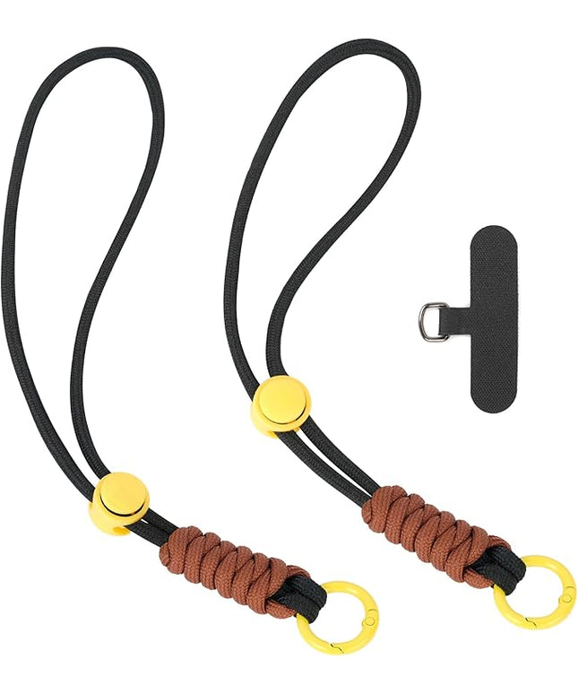 MCTi Hand Wrist Strap Lanyard, Adjustable Gloves Wrist Strap, Tight Hand-Braided Phone Lanyard, Durable Stretchable Keychain