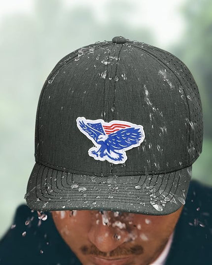LRD Coastline Snapback Hat - Water Resistant Floating Crown Performance Cap