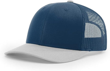 Richardson 112 Trucker Hat - Premium Adjustable Snapback Hat - Structured Six Panel Richardson Blank Caps