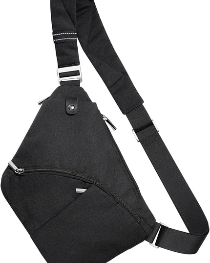 VADOO Sling Bag for Men and Women, Anti theft Crossbody Bag Lightweight Shoulder Chest Bag for Travel Gym