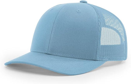 Richardson 112 Trucker Hat - Premium Adjustable Snapback Hat - Structured Six Panel Richardson Blank Caps
