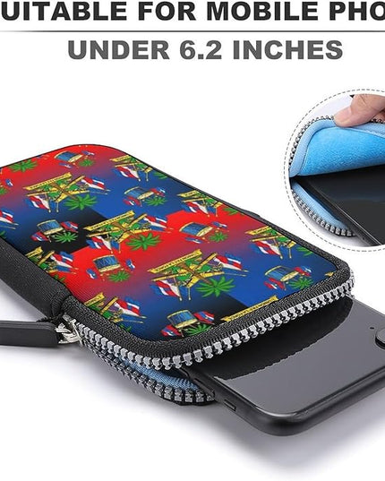Unisex Small Crossbody Bags, Women Men Portable Adjustable Crossbody Phone Wallet Pouch