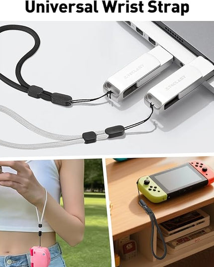 SHANSHUI Phone Lanyard, 2 Pack Wrist Straps 1 Pack Crossbody Nylon Cell Phone Lanyard and 2Pack Tether Pads Compatible with iPhone & All Smartphones in Full Cover Cases