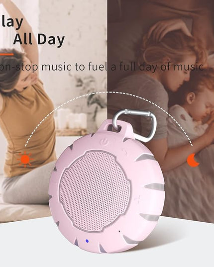 HEYSONG Waterproof Shower Bluetooth Speaker, Durable & Portable with Clear Sound, Ideal for Shower, Pool, Beach & Kayaking – Great Gift for Girls, Women