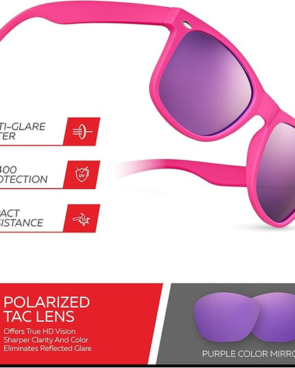 Retro Rewind Polarized Sunglasses for Men and Women - UV Protection Classic Sun Glasses
