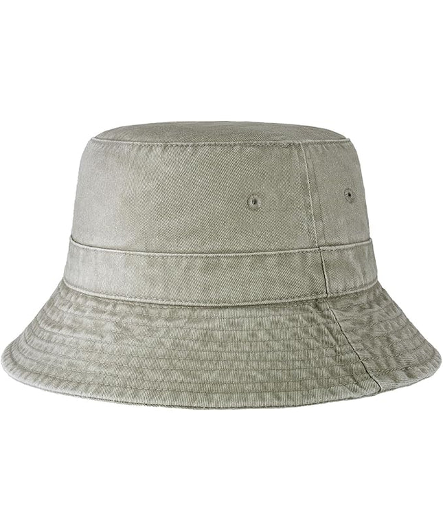 Hot Summer Bucket Hat - Trendy Cotton Sun Hat for Beach, Golf, Fishing - Fun Outdoor Vacation Boonie for Men and Women