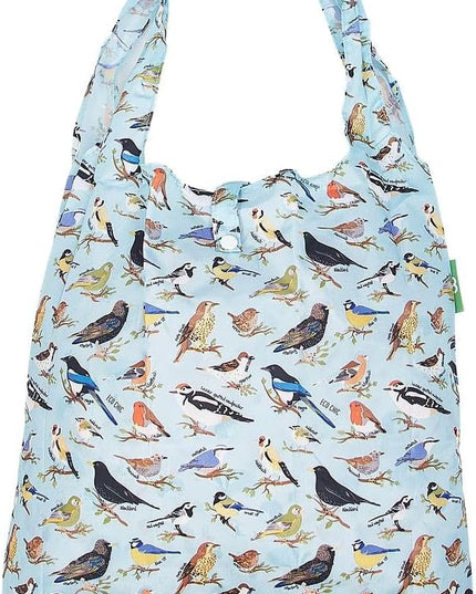 ECO CHIC Foldable Reusable Grocery Bags - Lightweight, Recycled & Reusable Shopping Bag - Waterproof Packable Tote