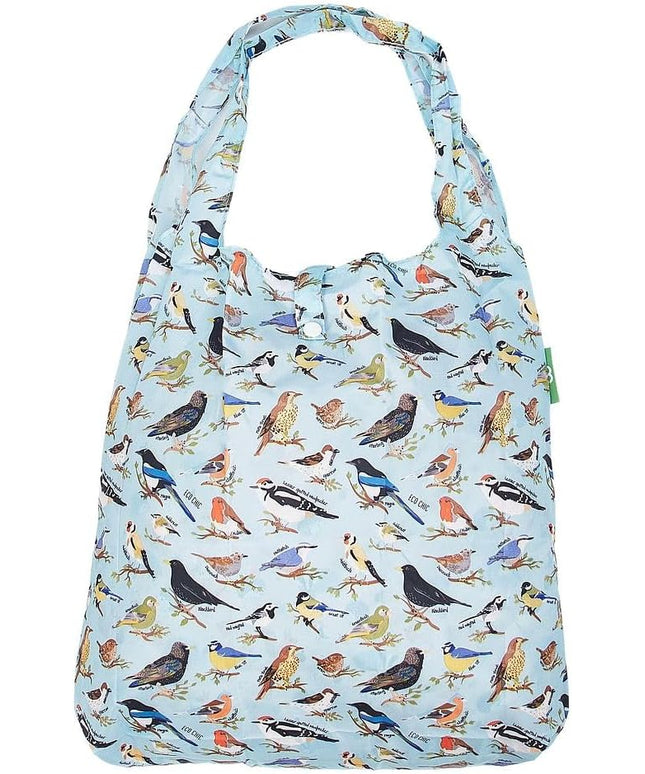 ECO CHIC Foldable Reusable Grocery Bags - Lightweight, Recycled & Reusable Shopping Bag - Waterproof Packable Tote