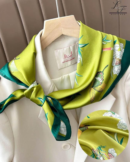 Satin Bandanas Head Scarf For Women Hair Scarves Accessories Lightweight Fashion Wrap Neck Silk Sleeping Headscarf