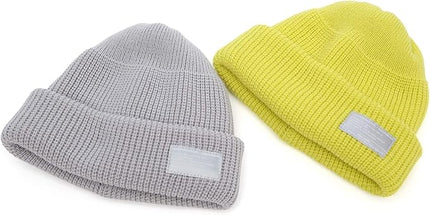 UNDERCONTROL Winter Trawler Fisherman Beanie Men Women Unisex Stylish Plain Docker Skull Hat Roll up Watch Cap Color Pack