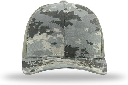 Richardson 112 Trucker Hat - Premium Adjustable Snapback Hat - Structured Six Panel Richardson Blank Caps