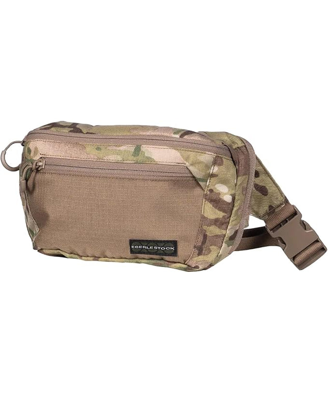 Eberlestock Bando Bag - Tactical Men's Fanny Pack w/Adjustable Waist Belt, Zippered Pockets, Compact Lightweight Belt Bag