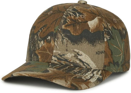 Realtree Advantage Camo Hat – Structured Hunting Cap, Pro Round Crown, Adjustable Snapback, Outdoor Style