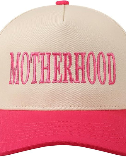 MIRMARU Two-Tone Vintage Canvas Trucker Hats for Men & Women, Adjustable Size Baseball Caps with Trendy Embroidered Design