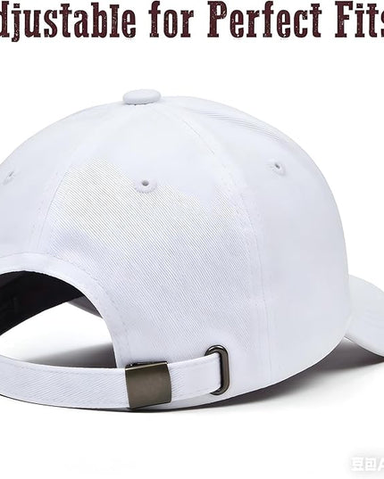Vintage Baseball Cap, Washed Cotton Trucker Hat for Men & Women, Adjustable Size for Universal Activities