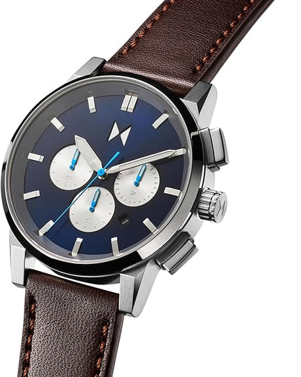 MVMT Chrono II Men’s Chronograph Watch – Ceramic Bracelet, Water Resistant, Minimalist Timepiece, Gift for Him