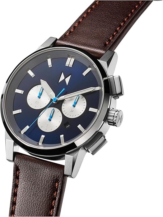 MVMT Chrono II Men’s Chronograph Watch – Ceramic Bracelet, Water Resistant, Minimalist Timepiece, Gift for Him