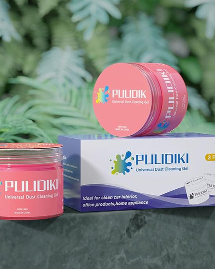 PULIDIKI Car Cleaning Gel Car Cleaning Putty Car Putty Auto Detailing Tools Car Slime Cleaner Dust Cleaning Gel for Car Interior Cleaner Car Cleaning Supplies Car Accessories Pink (2Pack)