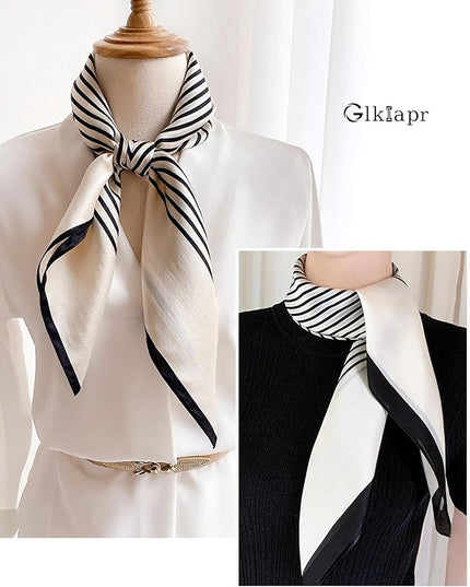Satin Bandana Headscarf for Women Silky Hair Scarves for Fashion Lightweight