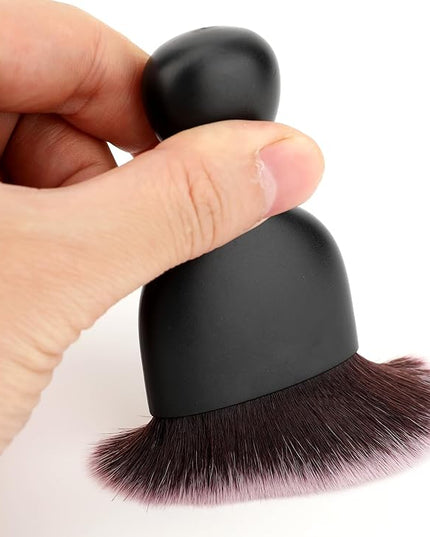 Car Detailing Brush, Soft Bristle Cleaning Brush, Scratch-Free Auto Duster Tool for Dashboard, Air Vents, Leather & Interior Cleaning (Black&White&Dark Brown)