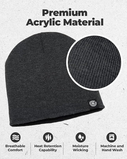 Original Beanie Cap - Soft Knit Beanie Hat - Warm and Durable
