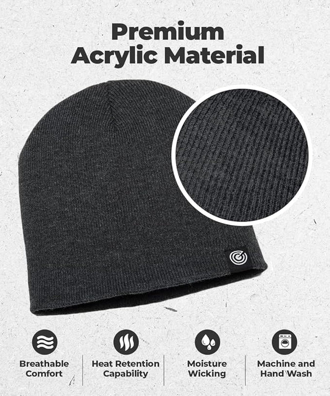 Original Beanie Cap - Soft Knit Beanie Hat - Warm and Durable