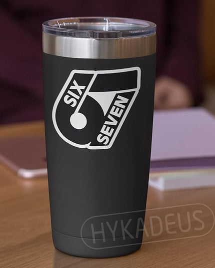 (3Pcs) Funny Six Seven 67 Stickers 6 7 Meme Vinyl Decals Waterproof Sticker for Laptop, Water Bottle, Phone Case, Tumbler, Helmet, Scrapbook, 3" x 2.7"