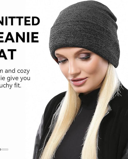 OZERO Winter Beanie Daily Hat - Thermal Polar Fleece Ski Stocking Skull Cap for Men and Women