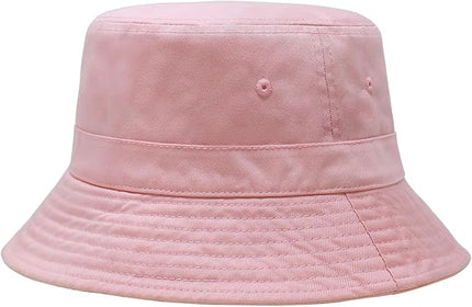 Hot Summer Bucket Hat - Trendy Cotton Sun Hat for Beach, Golf, Fishing - Fun Outdoor Vacation Boonie for Men and Women
