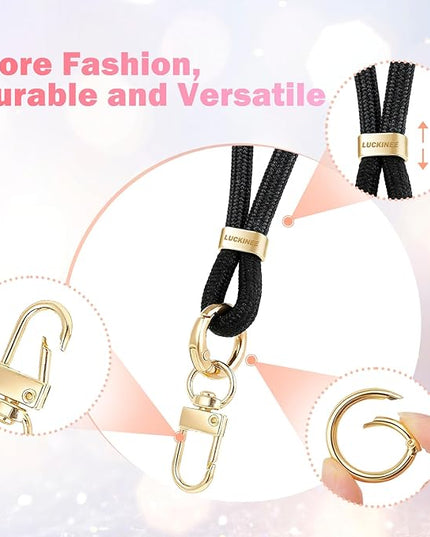 Phone Lanyard for Cellphone Case, Phone Wrist Strap for Case, With Lip Balm Holder Keychain Cap