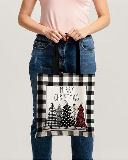 Horaldaily Canvas Tote Bag,Reusable Shoulder Tote Bag for Women Lady Casual Vacation, Shopping, Work, Gym