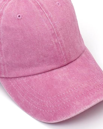 YeeHeen Ponytail Baseball Cap for Women High Messy Bun Caps Washed Cotton Hats