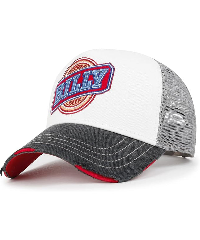 ililily Premium Road Trip Vintage Distressed Snapback Trucker Hat Baseball Cap