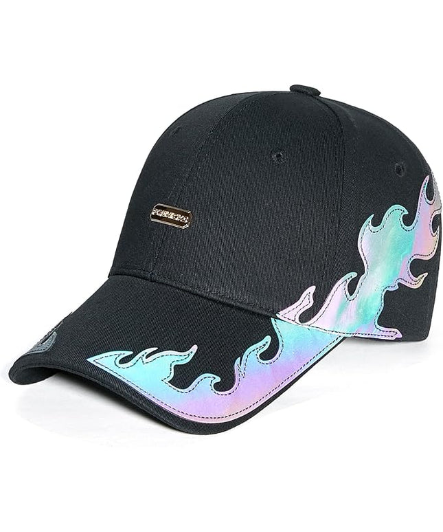 Trendy Unisex Graffiti Baseball Cap, Adjustable Cotton Baseball Cap for Men & Women, Athletic Streetwear Hat