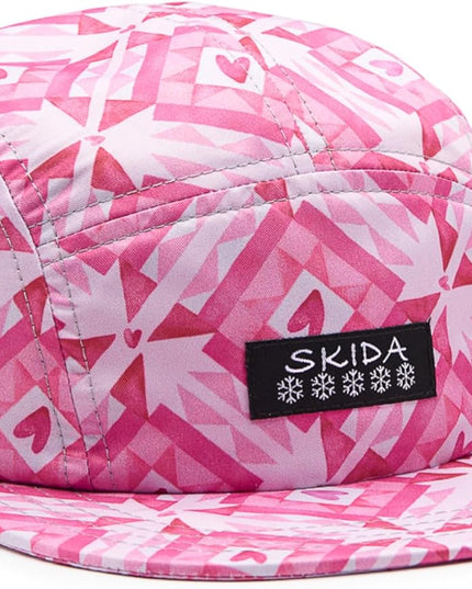 Skida 5 Panel Cap Outdoor UPF Sun Protection Wide Brim Camp Hat Running, Hiking, Golf, Pickleball, Beach Outings