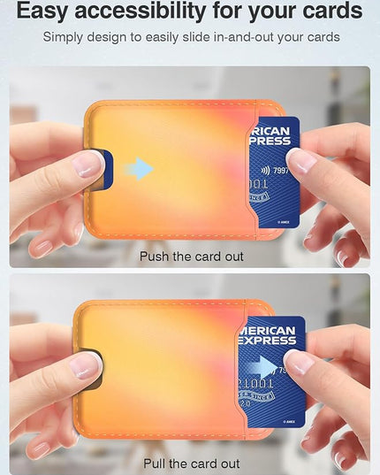 TopMade Magnetic Wallet for iPhone 16/15/14/13/12 Series, Faux Leather, Rainbow, RFID Blocking, 4.4lbs Magnetic Force, Holds 4 Cards, Compatible with Official Magsafe Cases